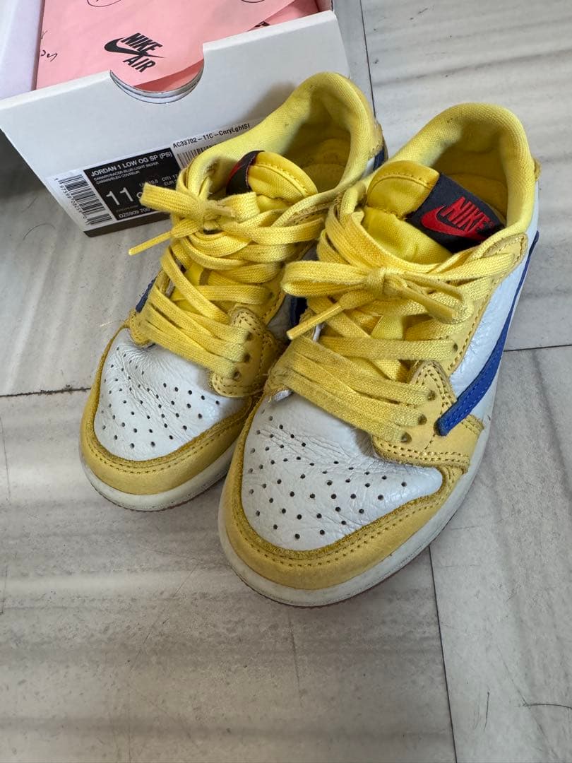 Travis Scott×Nike Air Jordan 1Low Canary