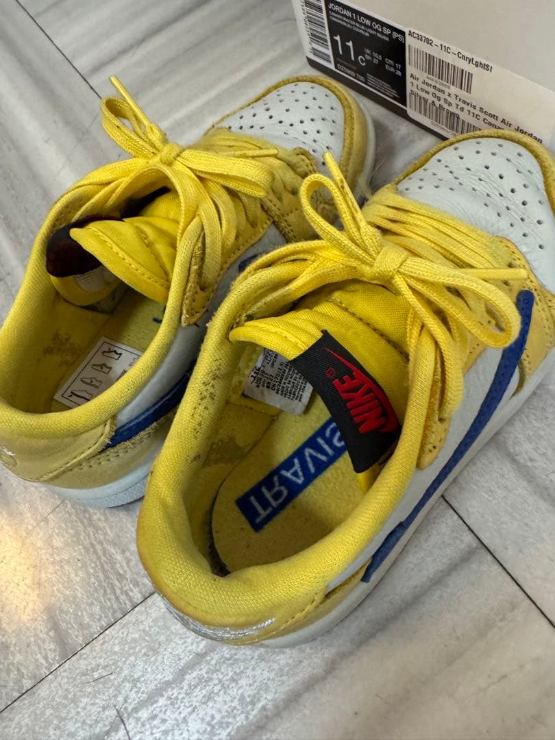 Travis Scott×Nike Air Jordan 1Low Canary