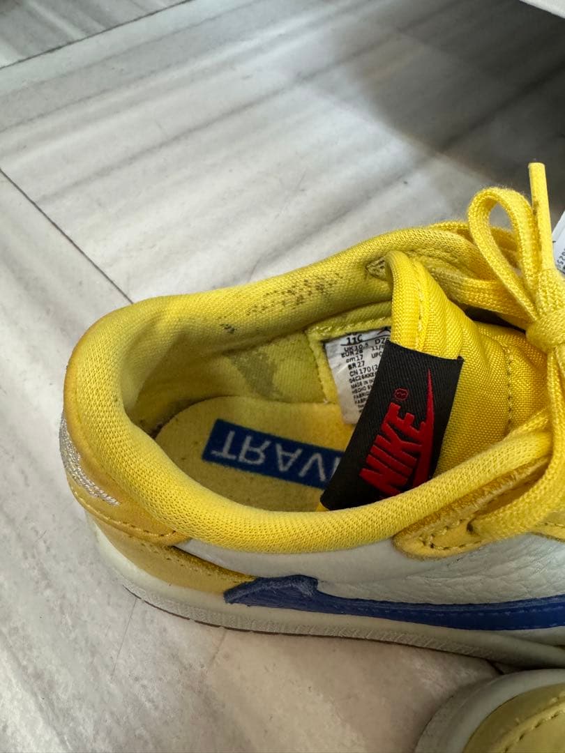 Travis Scott×Nike Air Jordan 1Low Canary