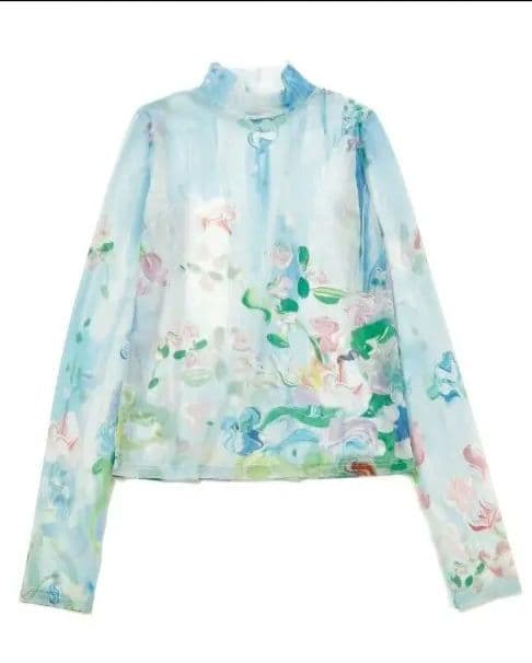 POPPY あさぎーにょsee-through tops