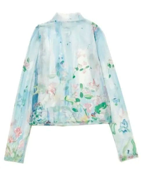 POPPY あさぎーにょsee-through tops