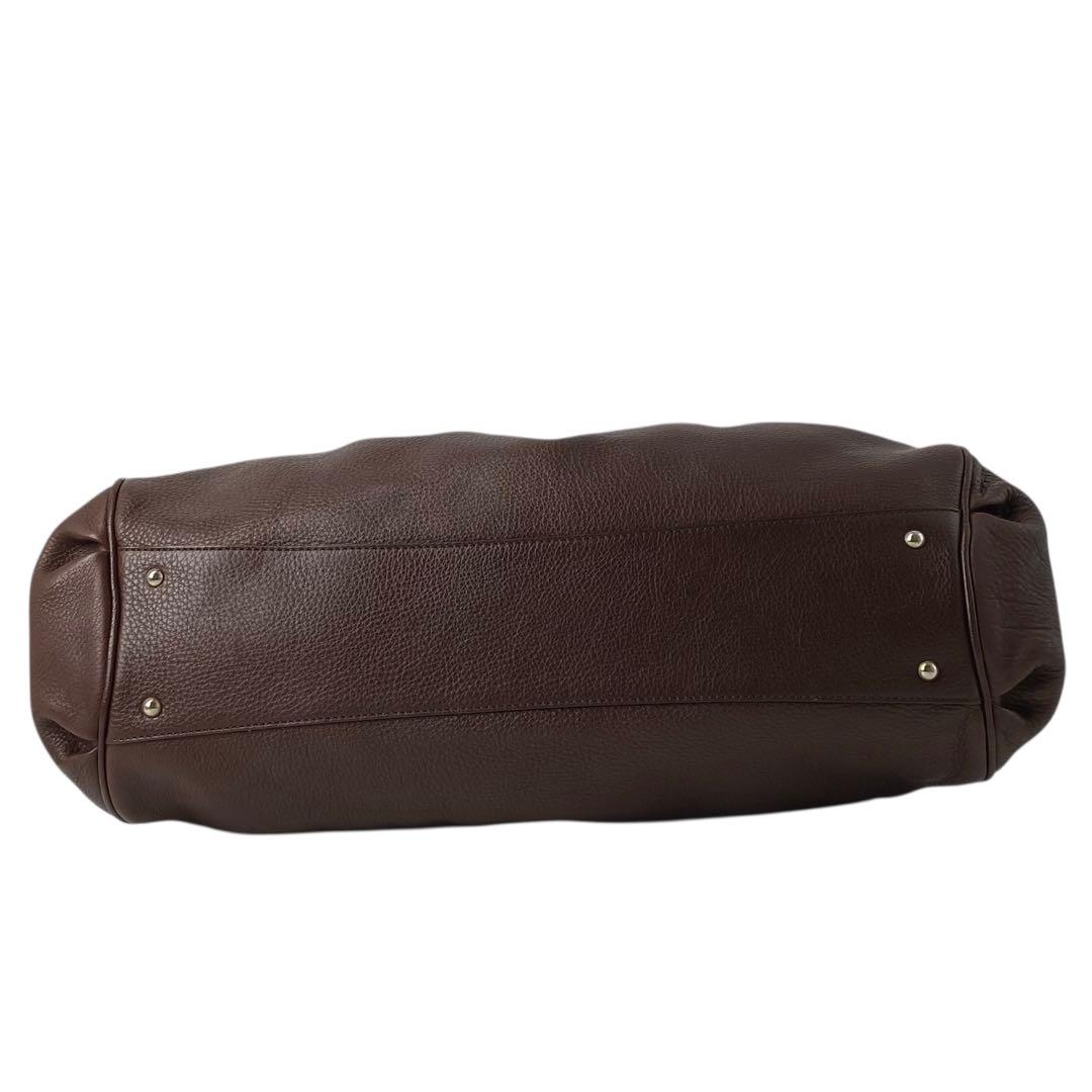 バッグ Ferragamo Gancini leather handbag