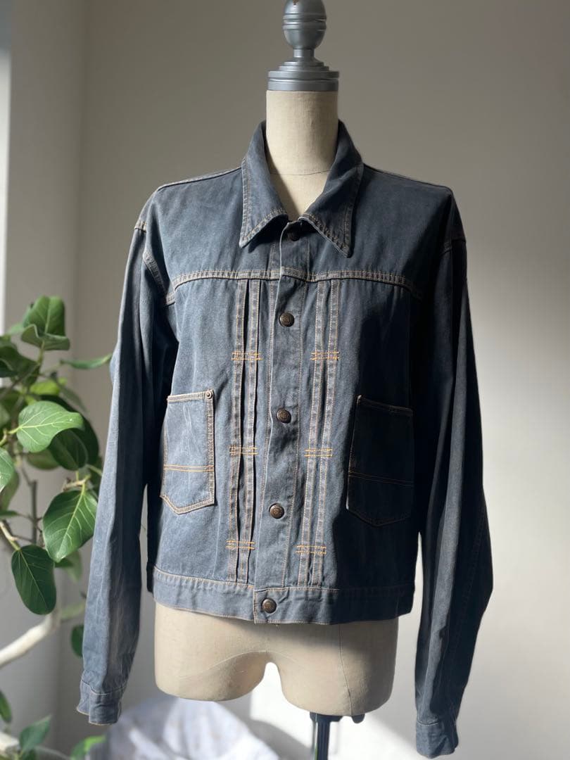 ビンテージ ラングラー　デニムジャケット 日本製　Lee 101 1st 2nd