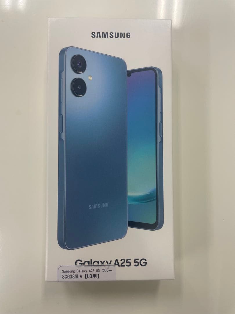 Samsung Galaxy A25 5G 本体 ブルー　64GB