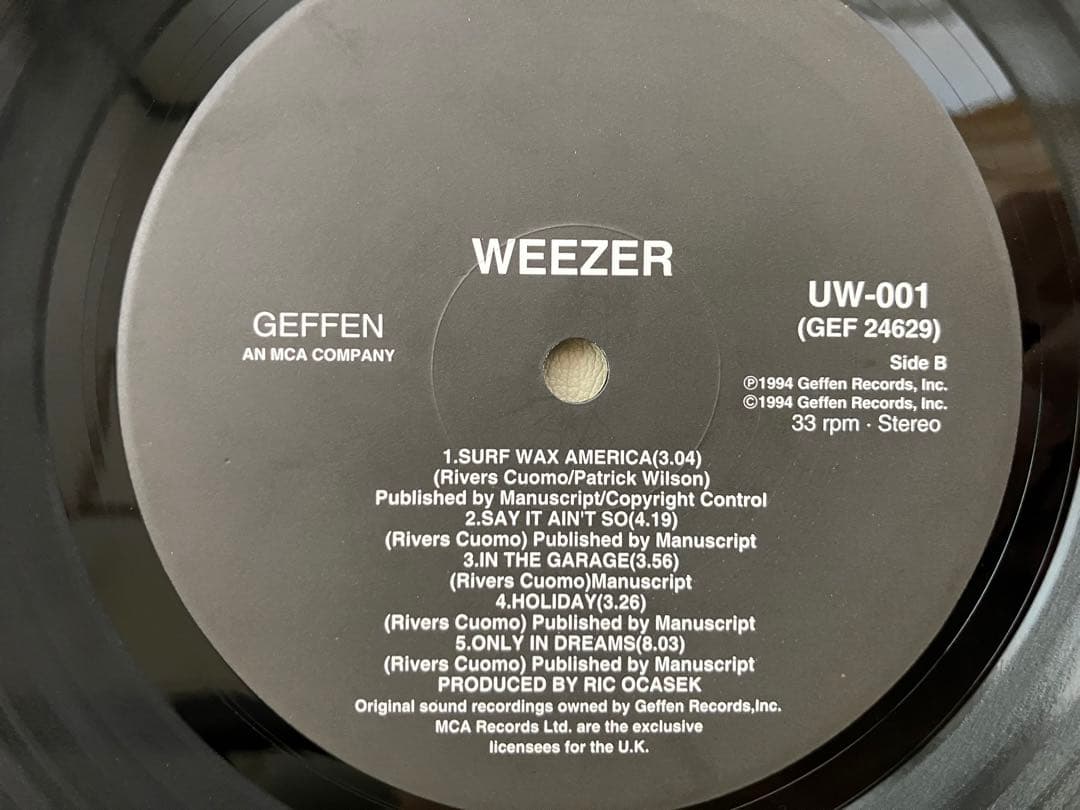 WEEZER ウィーザー / Blue Album アナログLPレコード国内盤