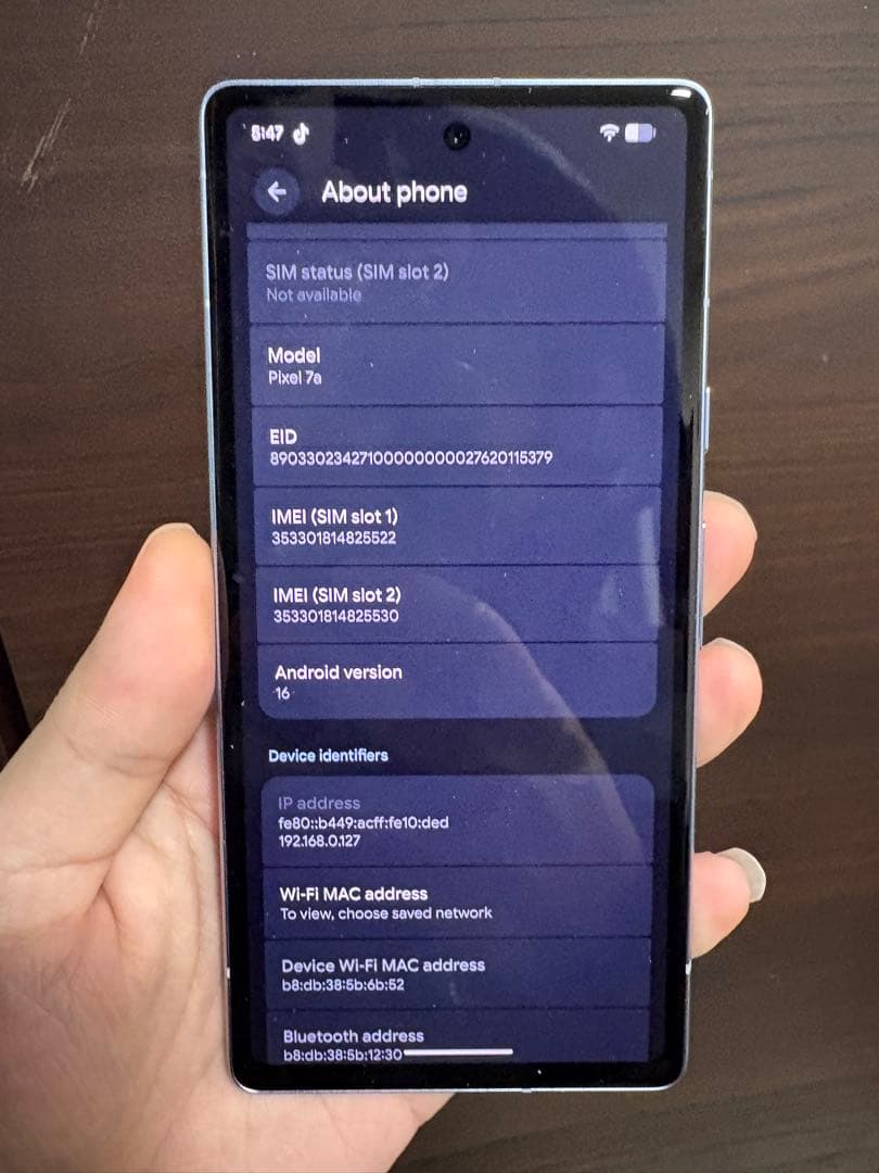 google Pixel 7a sim フリー