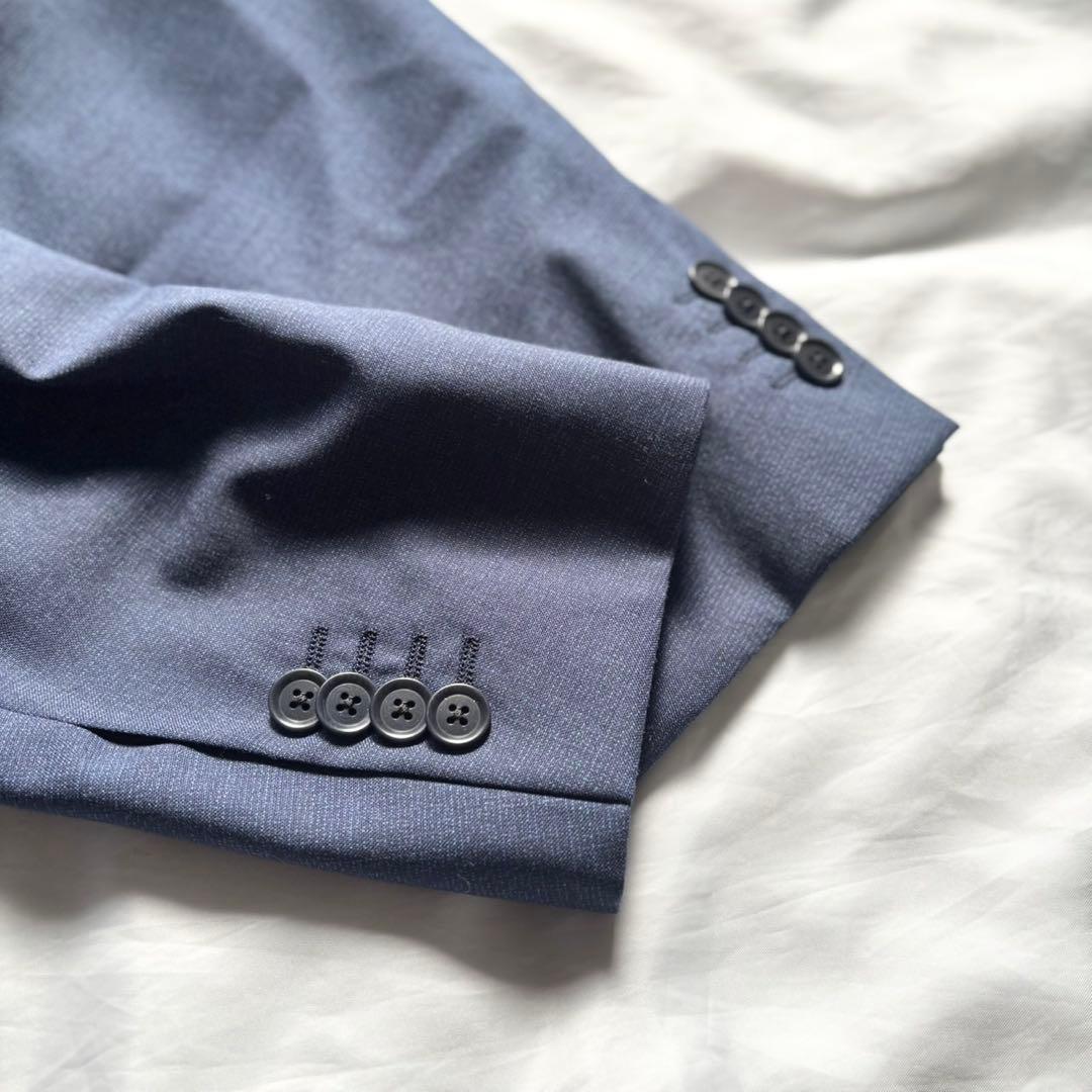 【美品】 グリーンレーベルリラクシング　GUABELLO スーツ　ネイビー　Ｌ