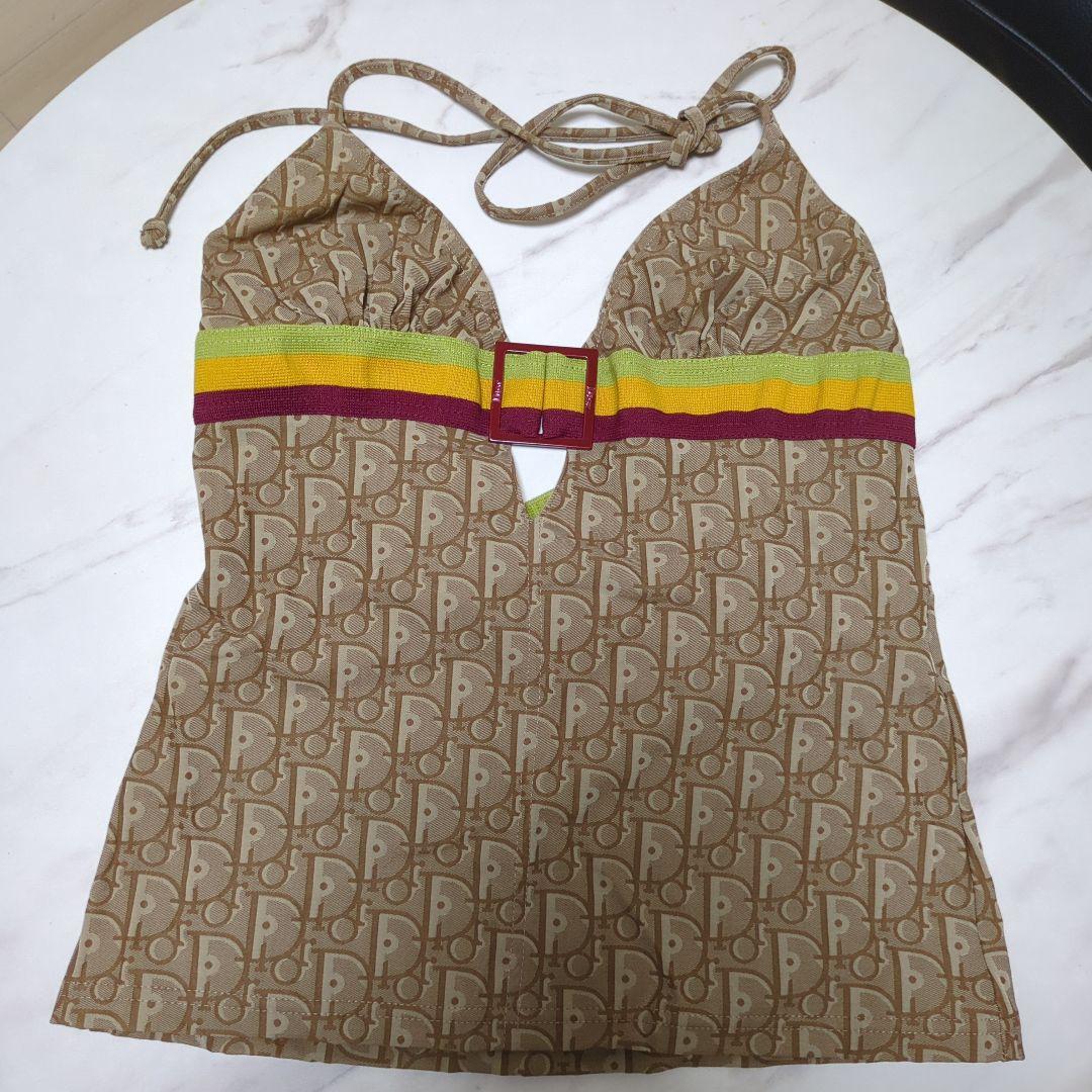 【8/13-16発送不可】Dior ロゴ柄 セパレート水着 US4号サイズ