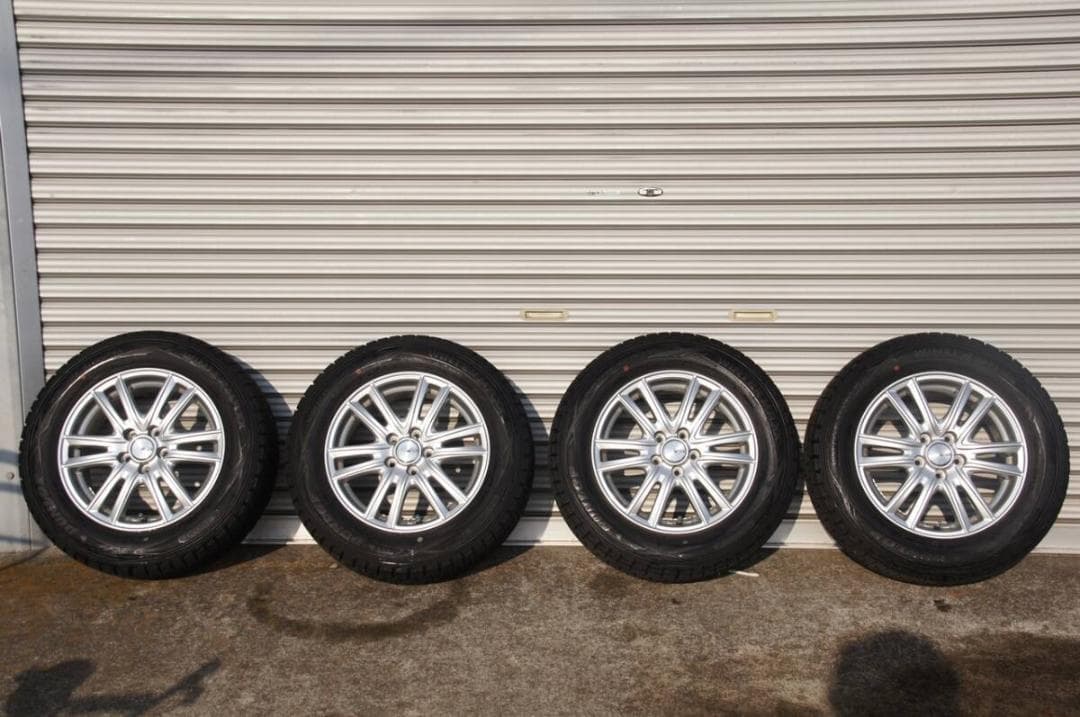 30系 プリウス用スタッドレス付アルミ 15インチ 4本 トヨタ流用にも