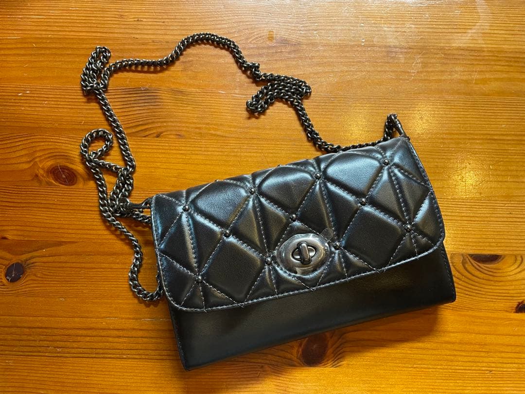 コーチ　チェーン　ショルダーバッグ