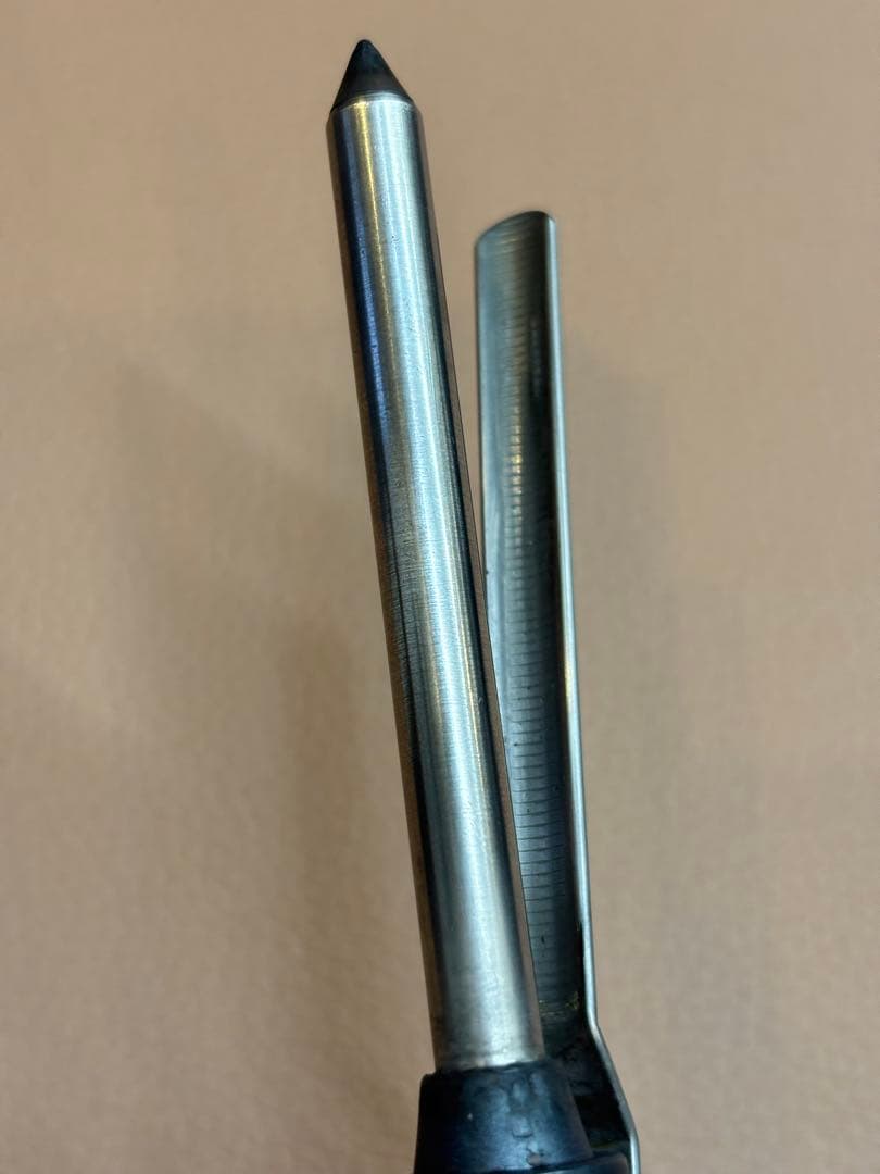 超美品LENZ C-8レンツルートアイロン　元巻き丸8㎜　理容アイロン