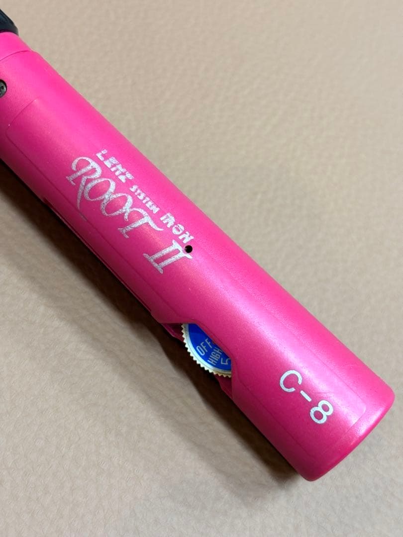 超美品LENZ C-8レンツルートアイロン　元巻き丸8㎜　理容アイロン