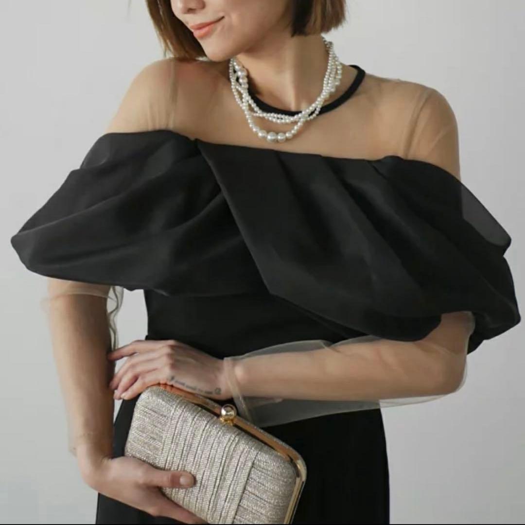 bell sleeve dress niana オフショルダーマーメイド