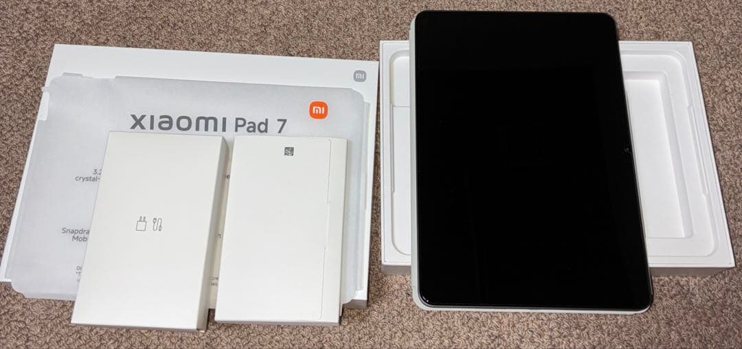 Xiaomi Pad 7 グレー　8GB+128GB フィルム貼り付け済み