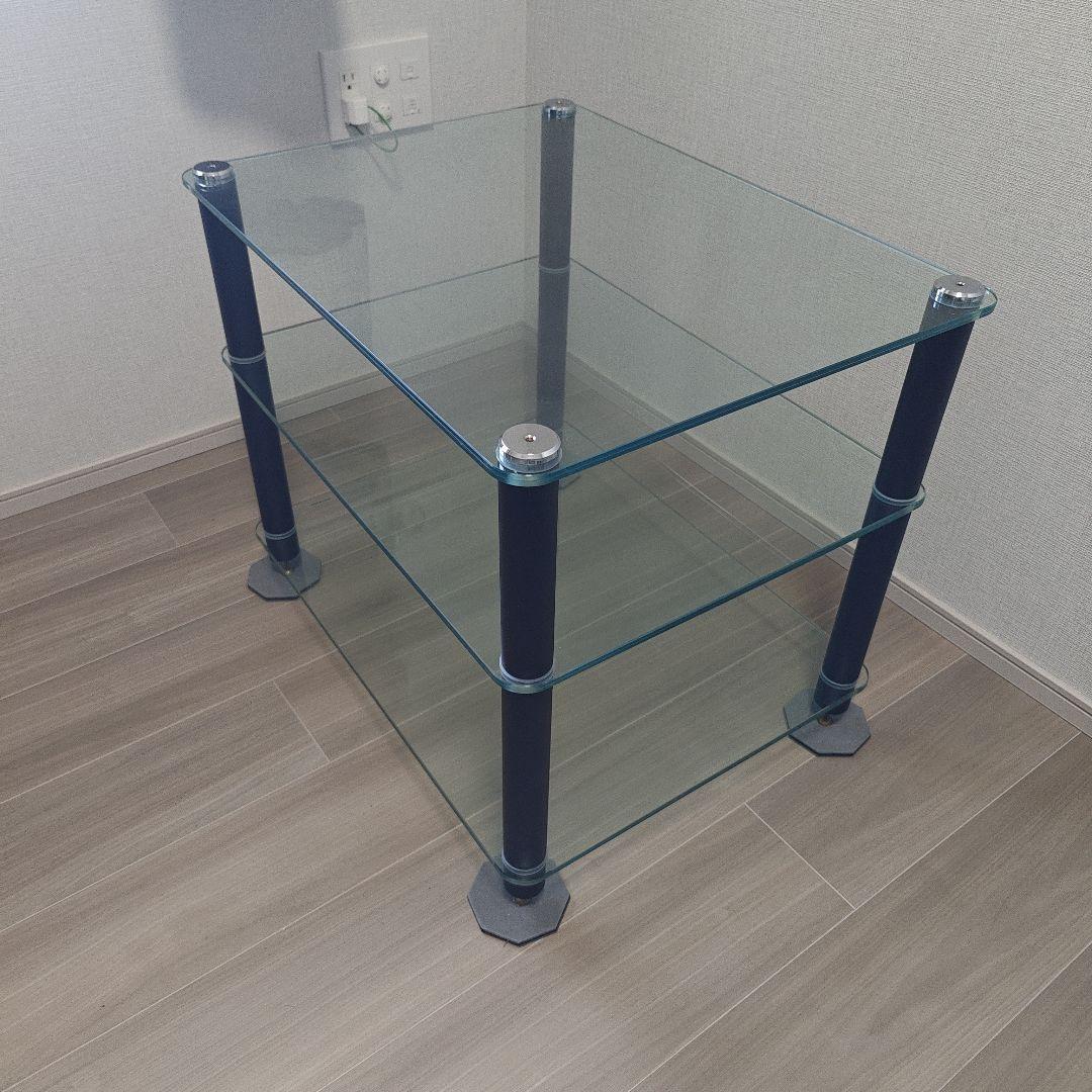 SOUNDMAGIC オーディオラック(3段合わせガラスラック)　XT03GB