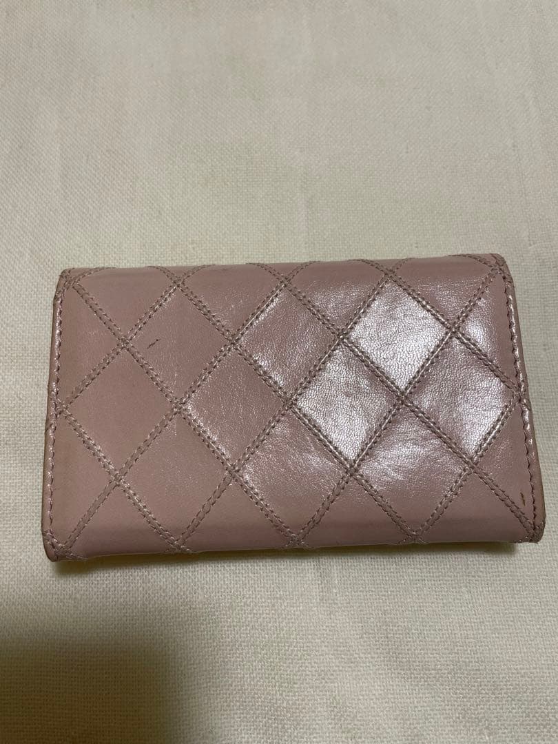 CHANEL シャネル　ステッチ カードケース　名刺入れ