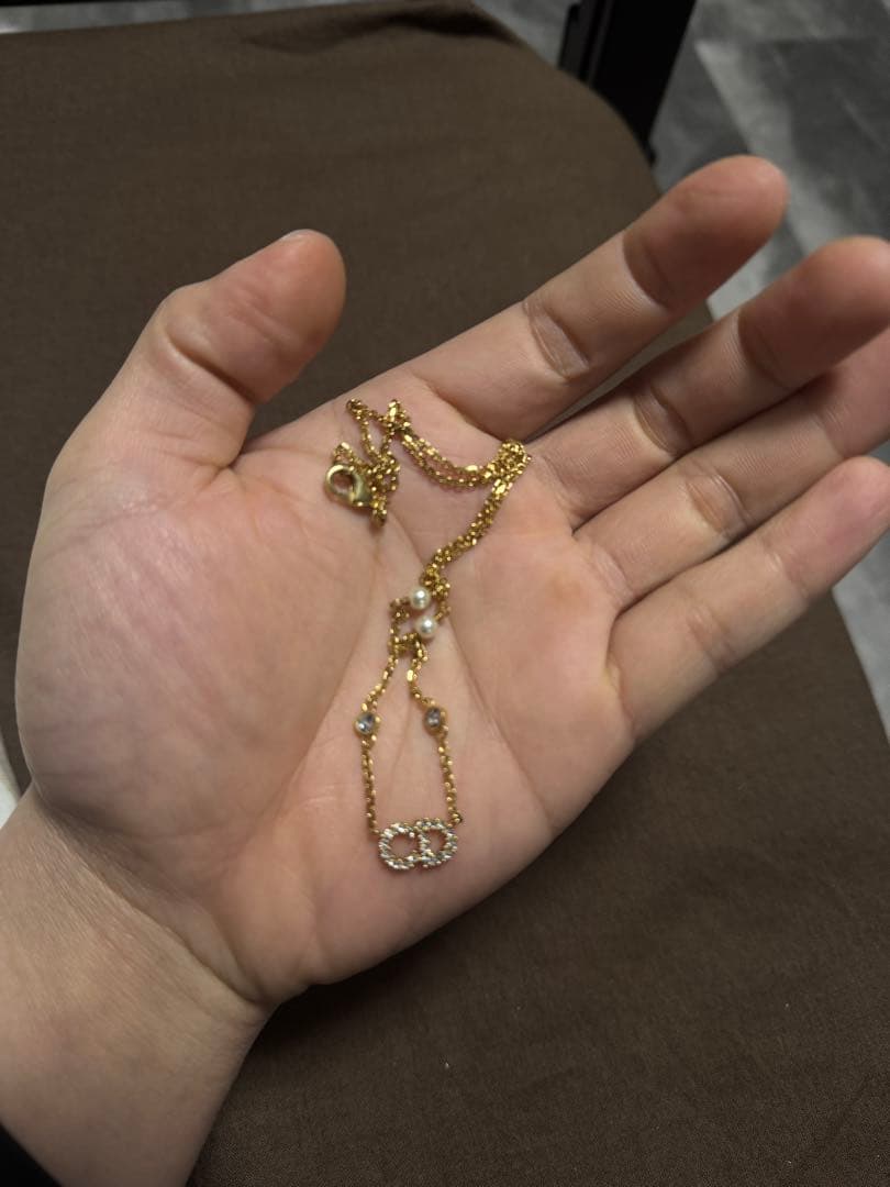 Christian Dior ネックレス Clair D Lune ゴールド