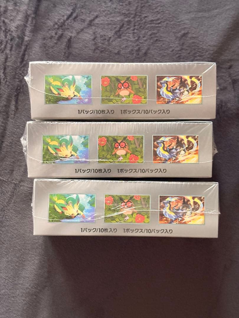 テラスタルフェス ex ポケセン産未開封シュリンク付き　3Box