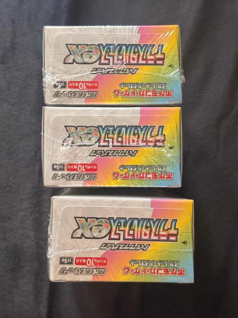 テラスタルフェス ex ポケセン産未開封シュリンク付き　3Box