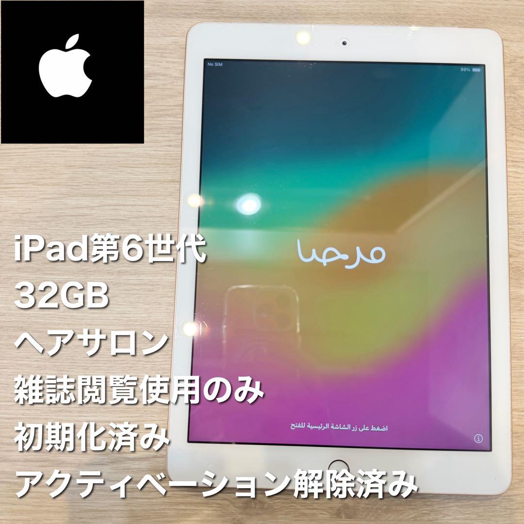 iPad 第6世代 ゴールド Wi-Fiモデル 32GB 6