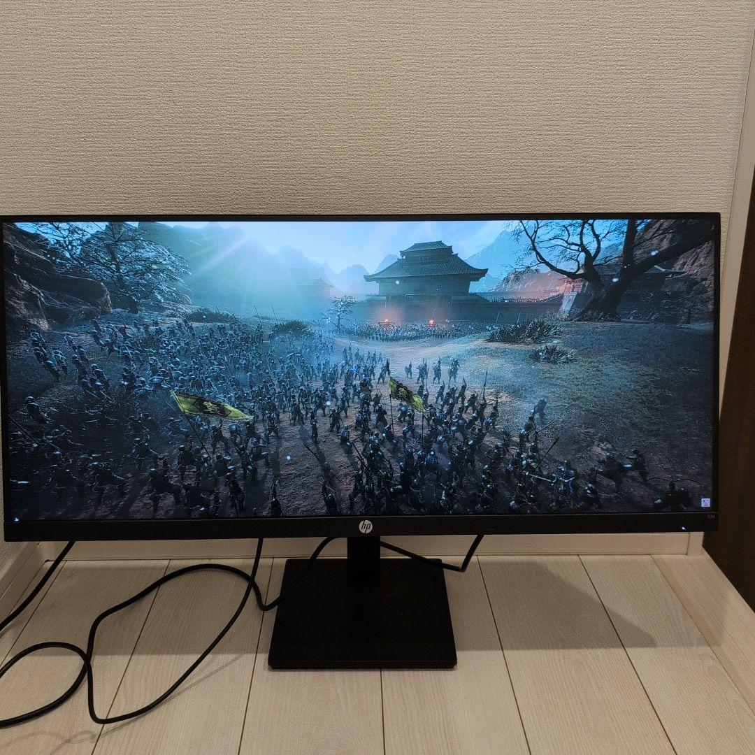 動作確認済み　HP X34 WQHD ウルトラワイドモニター