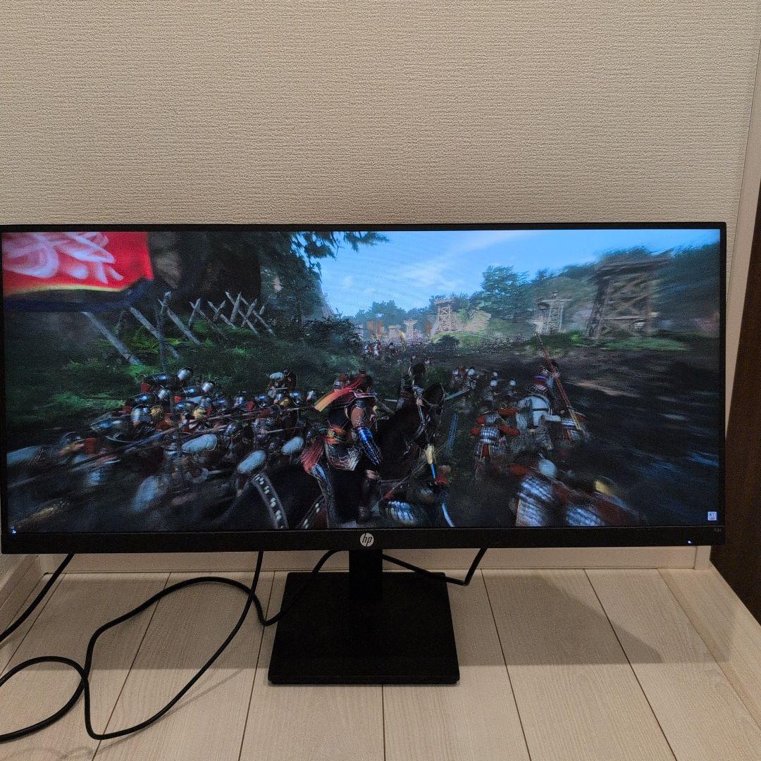 動作確認済み　HP X34 WQHD ウルトラワイドモニター