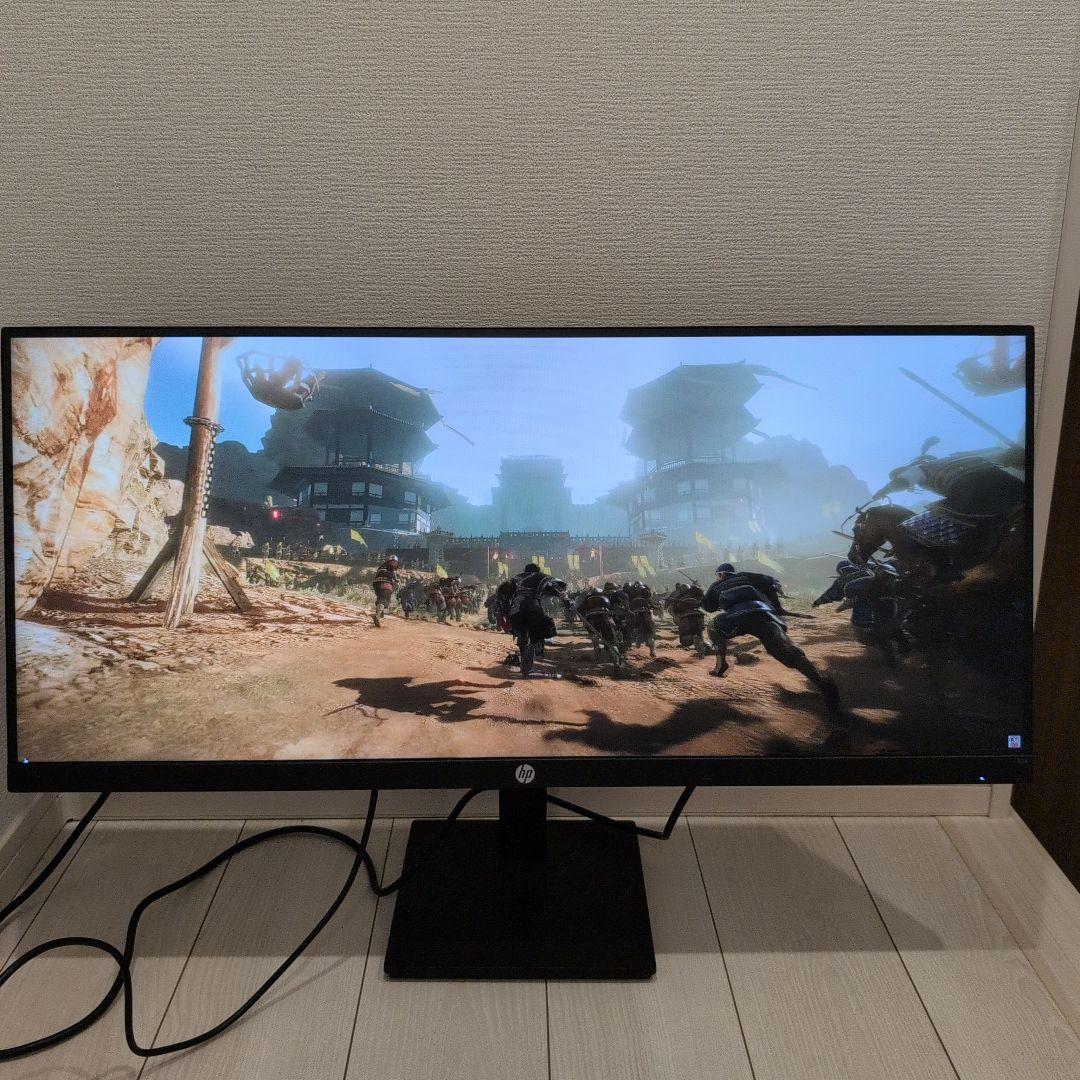 動作確認済み　HP X34 WQHD ウルトラワイドモニター