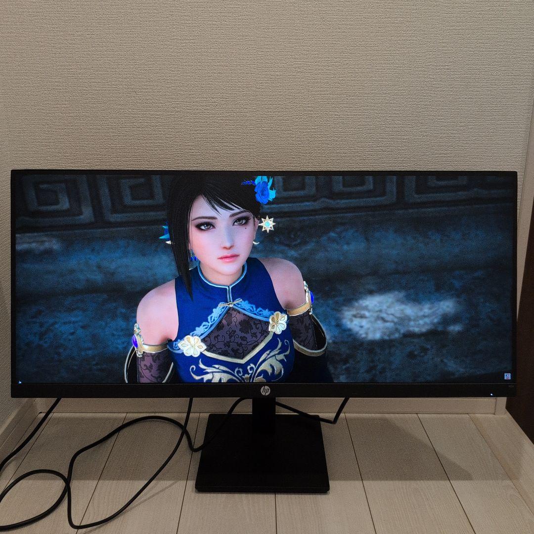 動作確認済み　HP X34 WQHD ウルトラワイドモニター