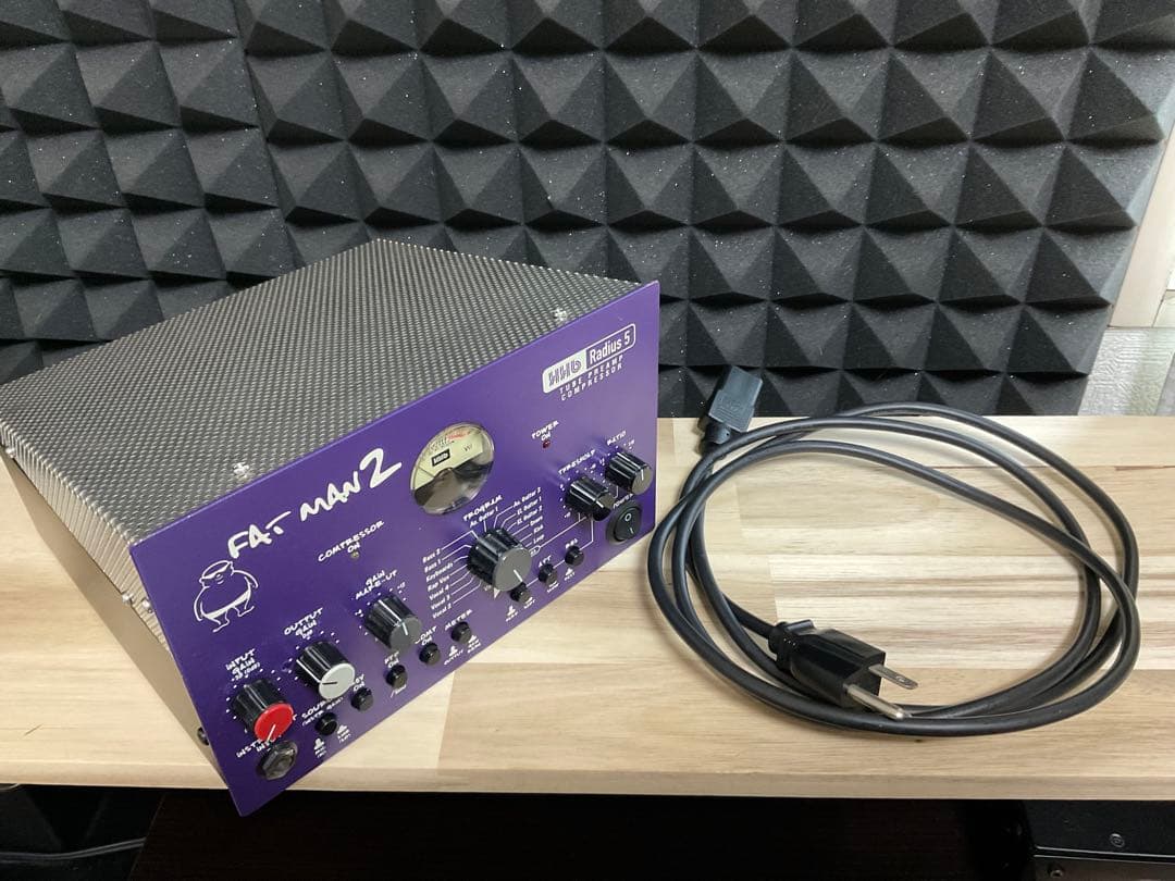 真空管プリ&コンプ（サンプル音源動画あり）FATMAN2 HHB Radius5