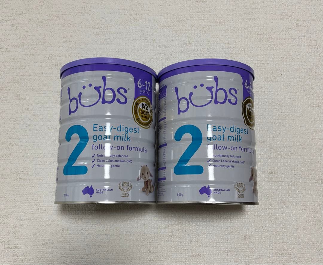 bubs Easy-digest Goat Milk 2缶セット