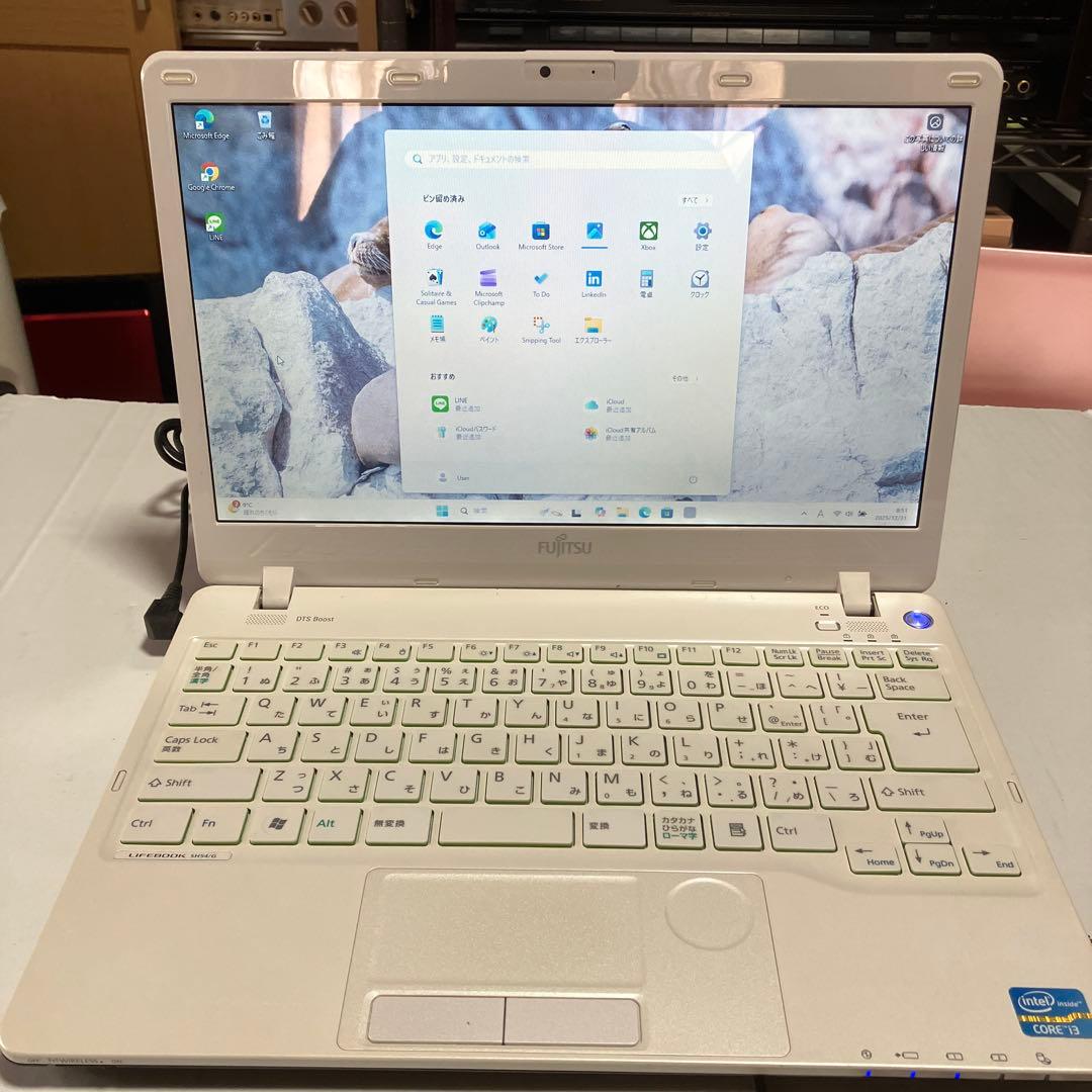 FUJITSU LIFEBOK Windows11 corei3 SSD美品