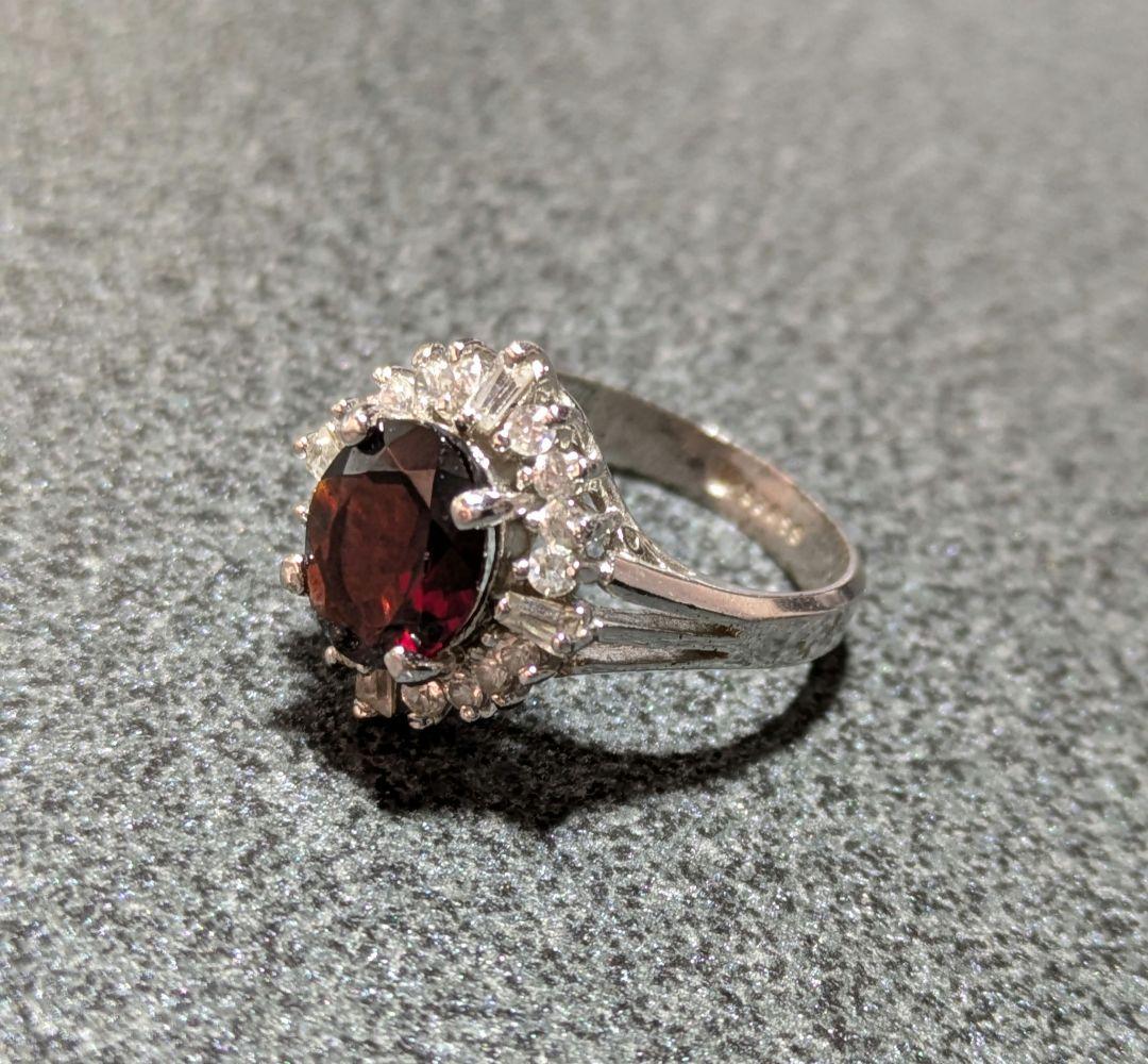 あ*か様 K18 ネックレス 約6g アメジスト原石 ヴィンテージ 指輪おまけ付