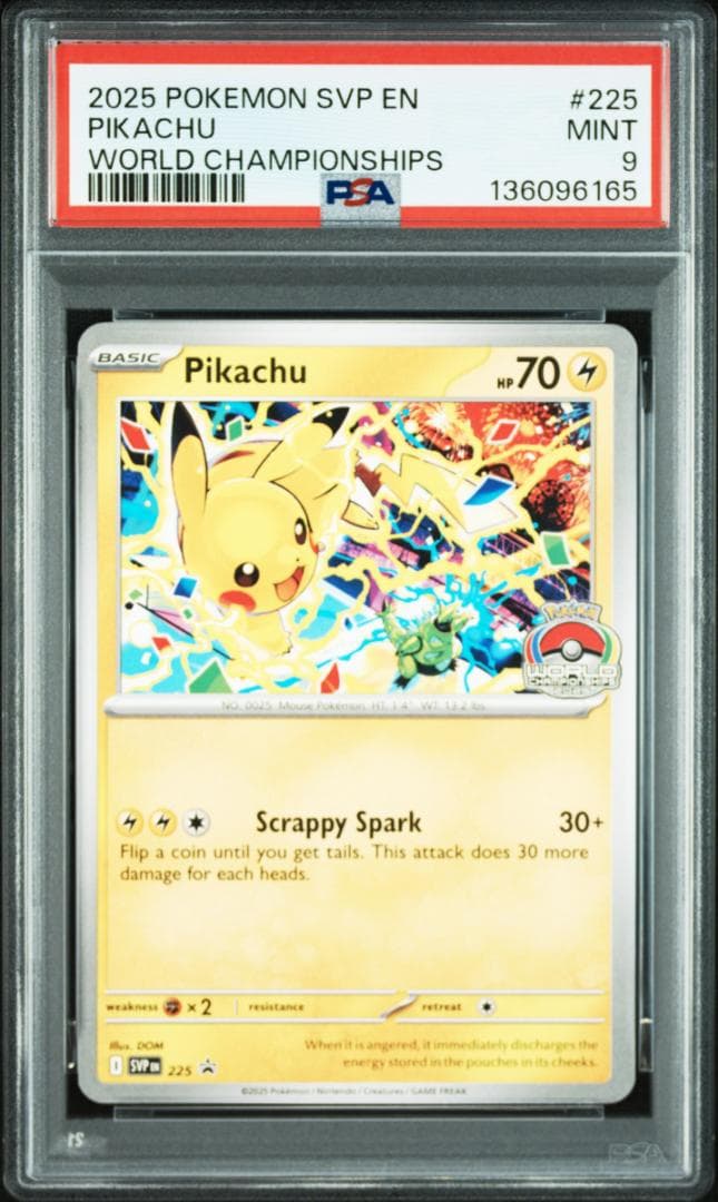 PSA9 ピカチュウ　アナハイム　げきとうスパーク　英語 WCS2025