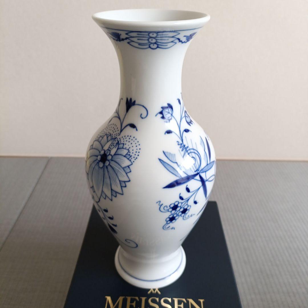 マイセン ブルーオニオンフラワーベース