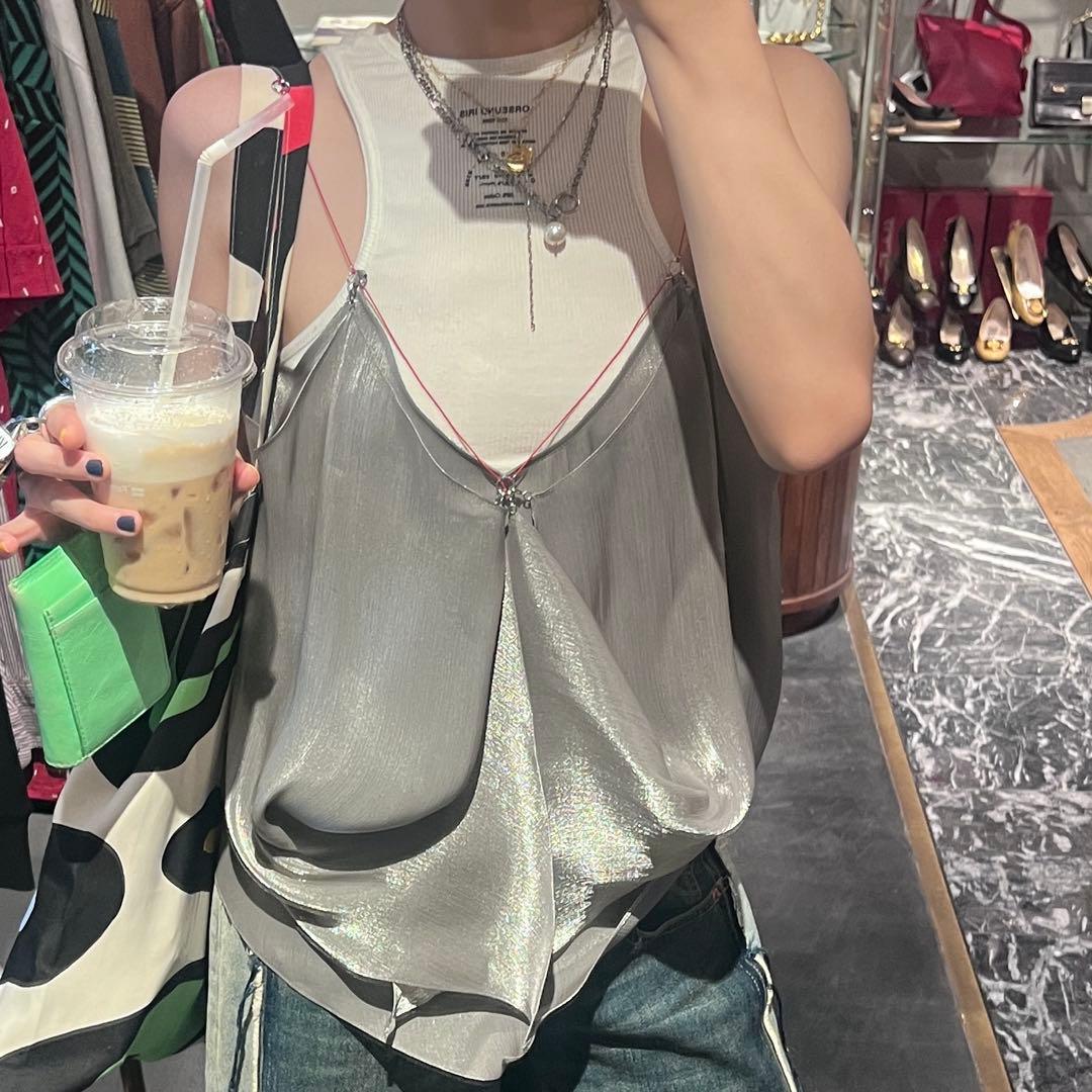 キコ・コスタディノフ　メタリック　キャミソール