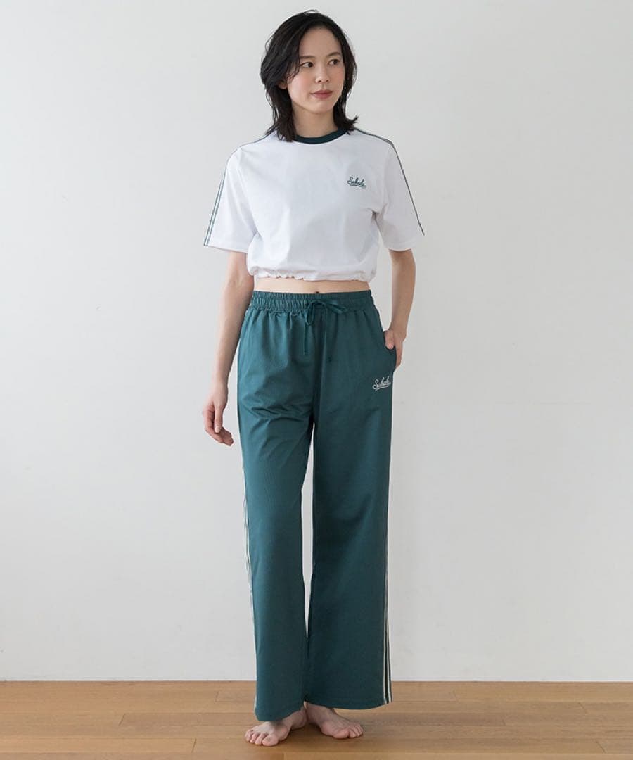 【SUKALA】ブラトップ付きラインクロップドTee サイズL L 【新品】完売