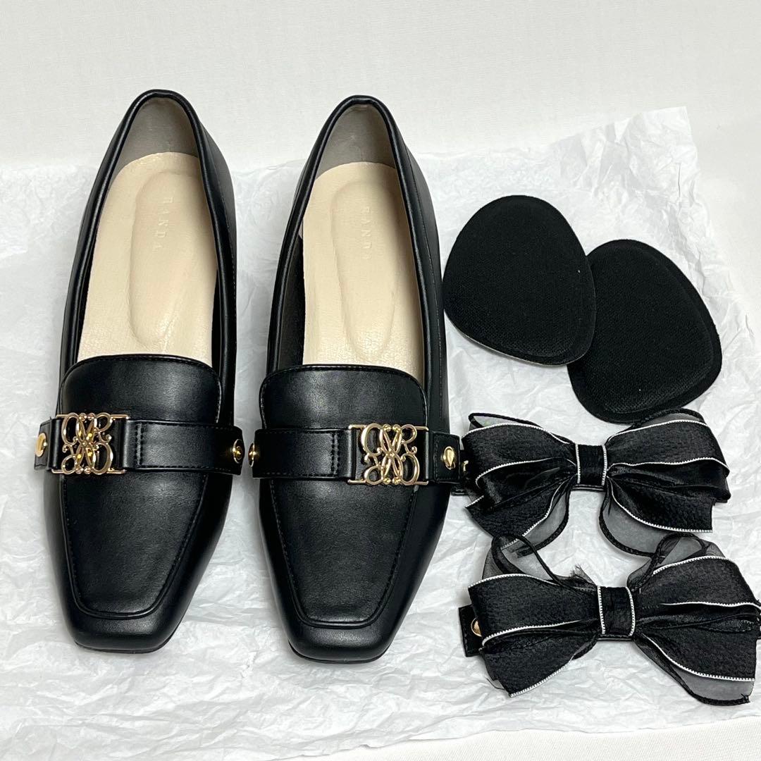 美品★RANDA 2WAYローファー Mサイズ＋中敷き★匿名配送