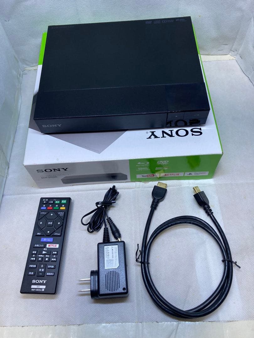 SONY ブルーレイプレーヤー BDP-S1500　2021年製　動作品