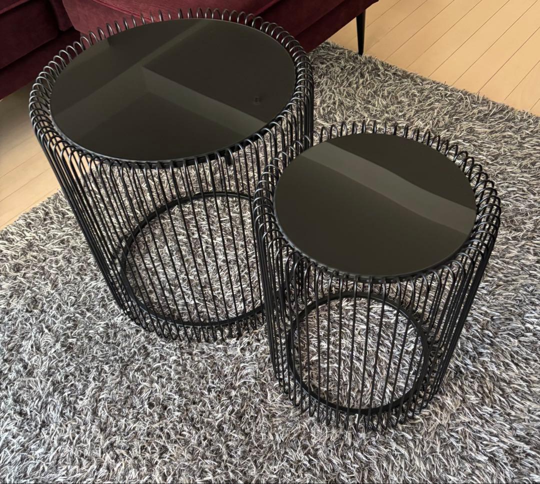 KARE ワイヤーブラック　サイドテーブル(大)