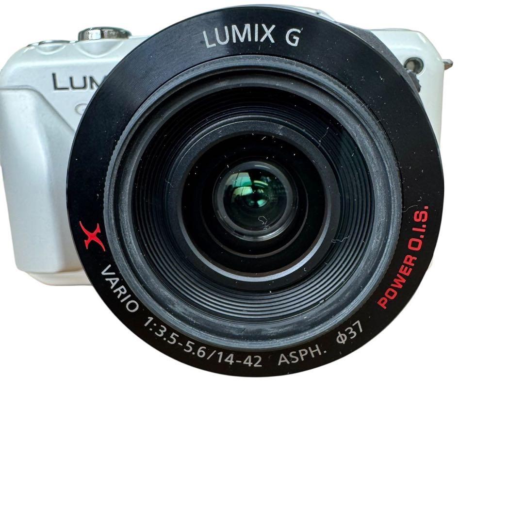 パナソニックDMC-GF5 ホワイト＆レンズH-PS14042 ミラーレスカメラ