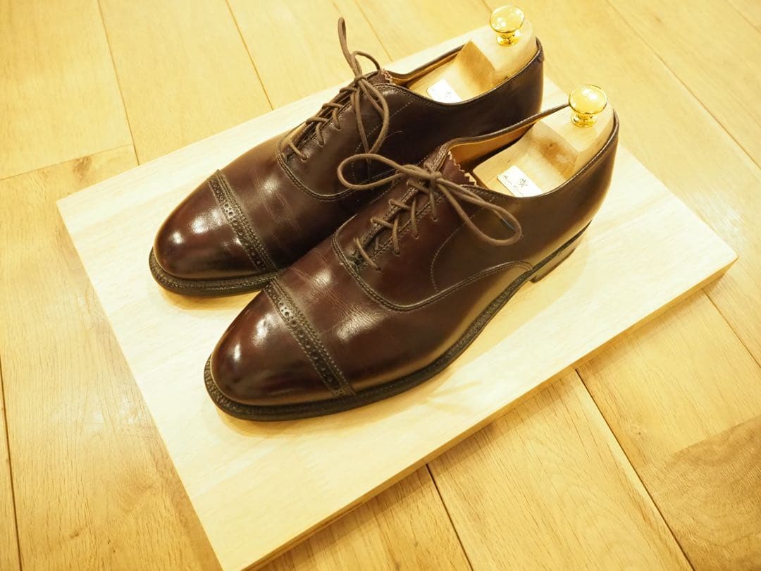 D*O様 【美品】Alden 905 9D バーガンディー ストレートチップ キ