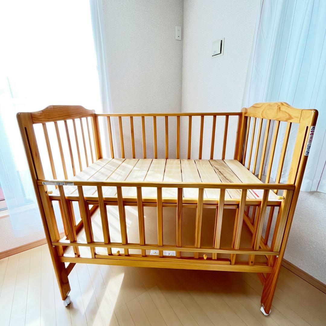 【一点限り❣️】カトージ　ベビーベッド　ハイシートベビーベッド⭐︎
