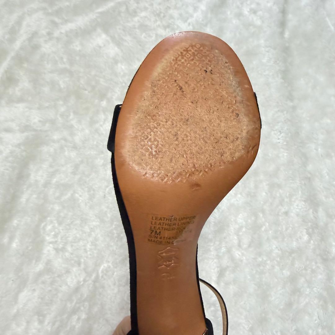 美品★トリーバーチ　パンプス　ブラック　24cm スエード