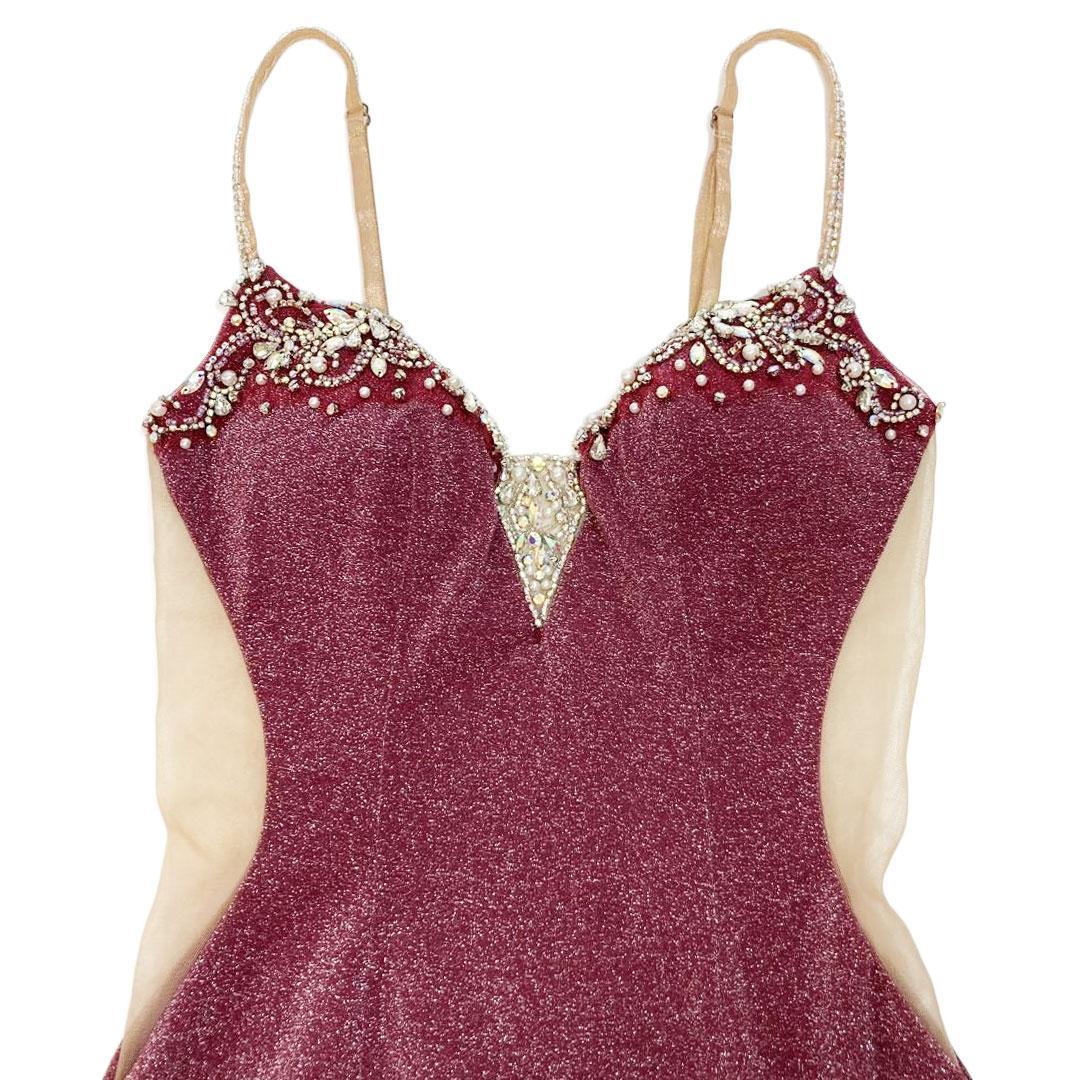 AngelR エンジェルアール バストビジュータイトロングドレス レッド