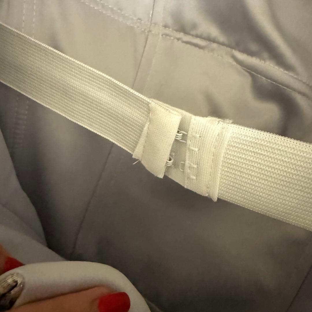 フラワージャガードドレス　Lサイズ　ウェディングドレス　前撮り