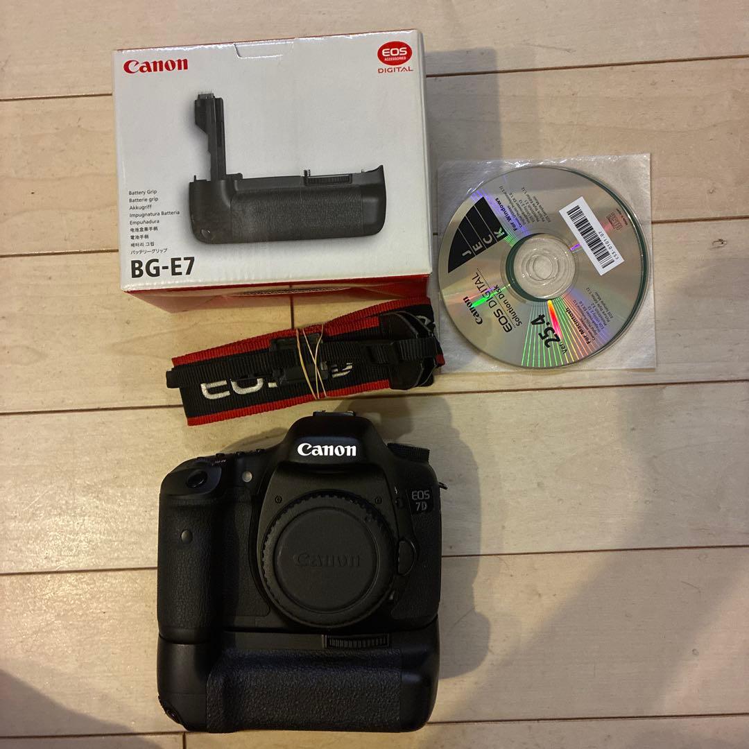 Canon EOS 7D バッテリーグリップ セット ショット数18089回