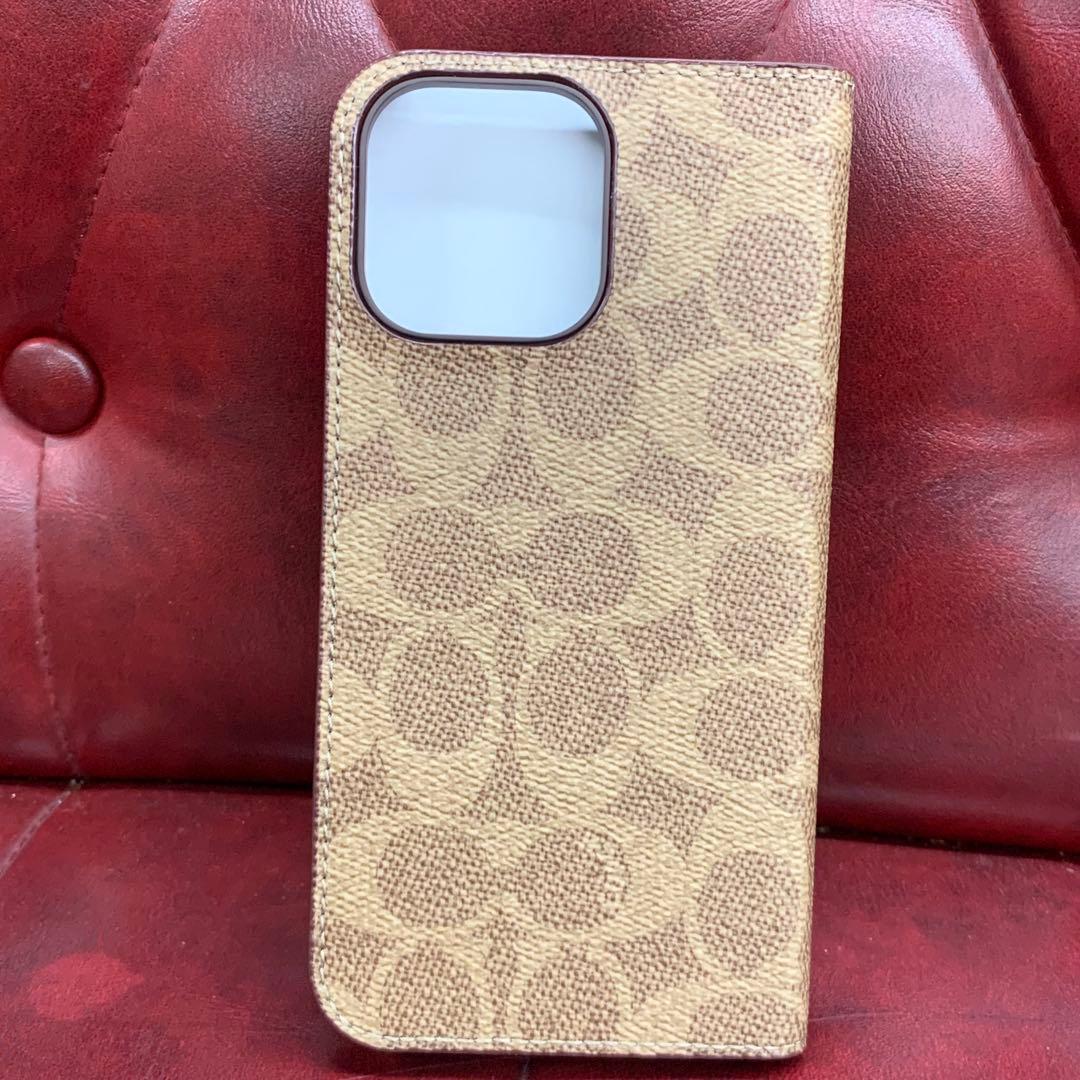 ★ COACH コーチ iPhone16 ProMax 手帳型 スマホカバー