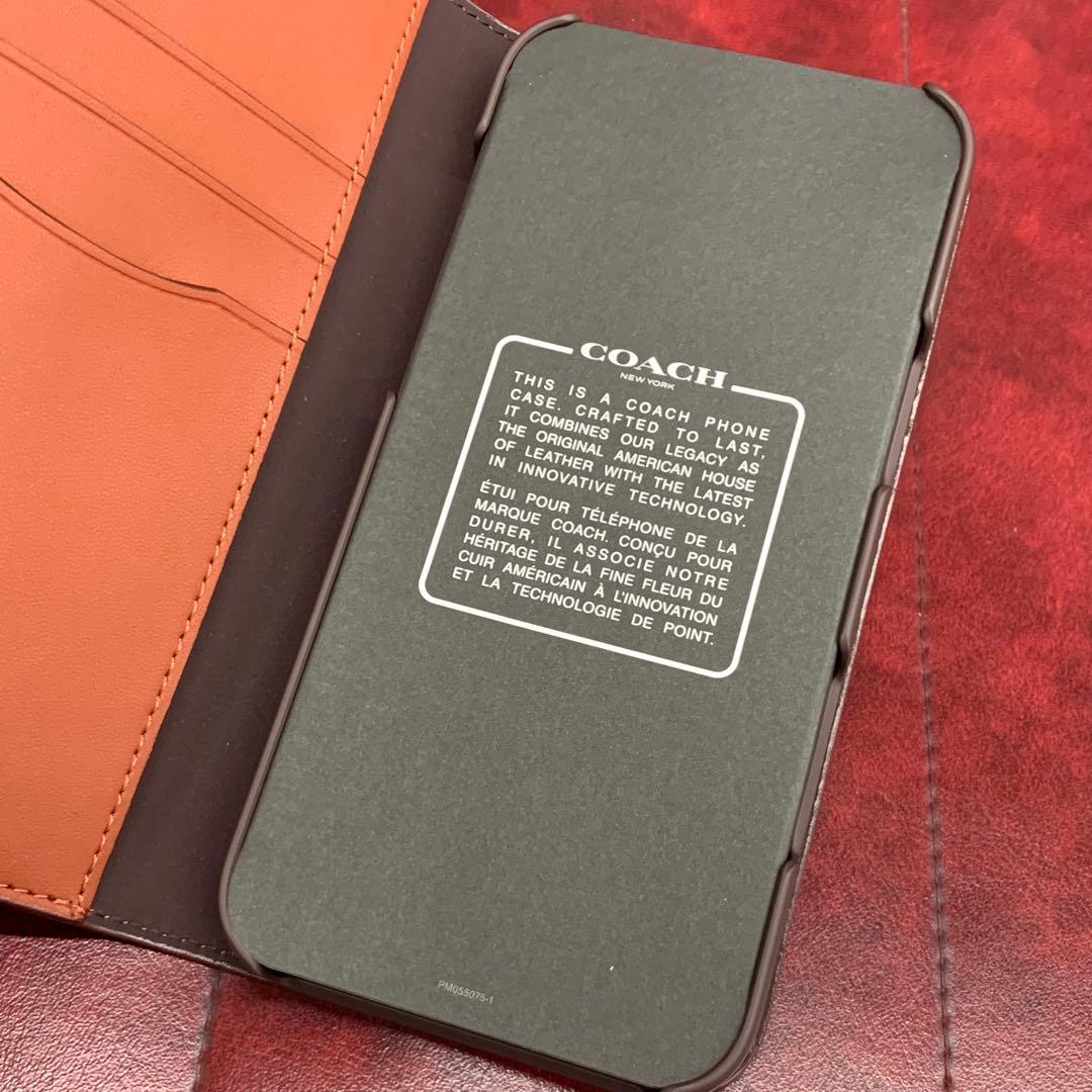 ★ COACH コーチ iPhone16 ProMax 手帳型 スマホカバー