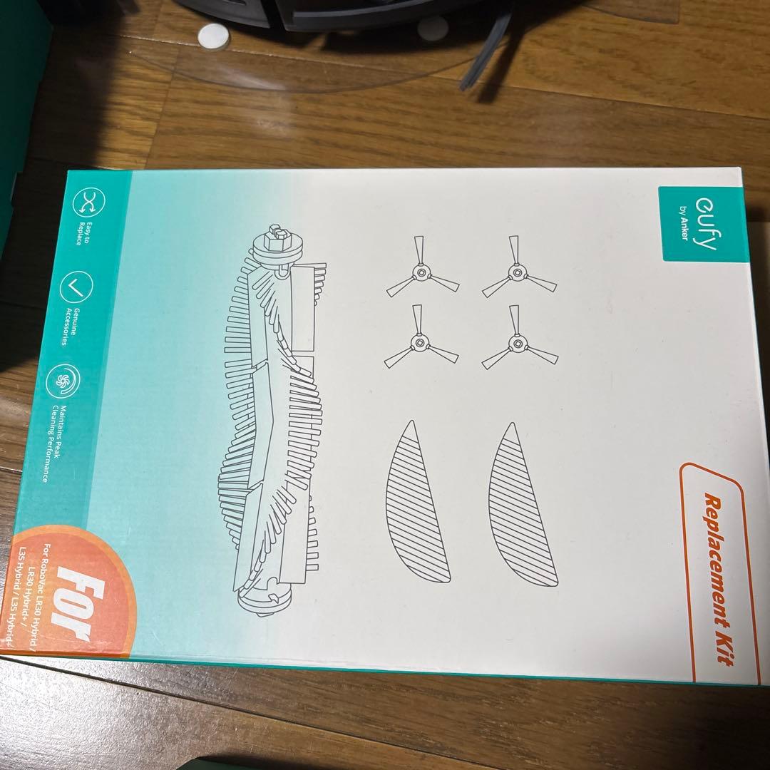 eufy ロボット掃除機本体 ブラック 交換用パーツ付き