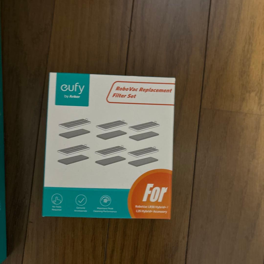 eufy ロボット掃除機本体 ブラック 交換用パーツ付き